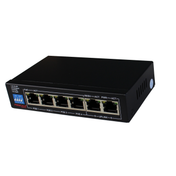 Foscam PS106G - 4+2-poort Gigabit PoE switch